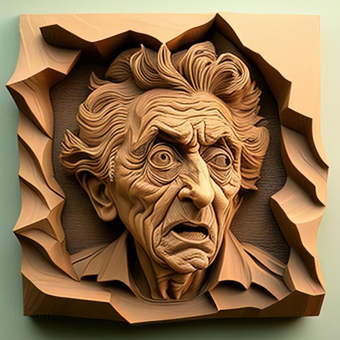 3D model Edith Vonnegut American artist (STL)